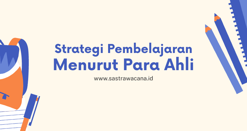pengertian strategi pembelajaran