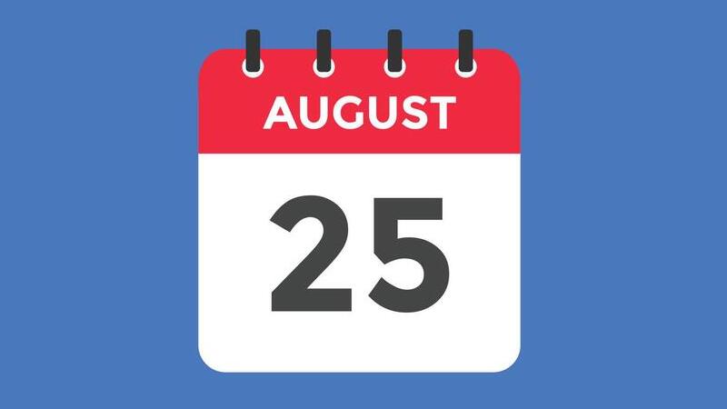Tanggal 25 Agustus