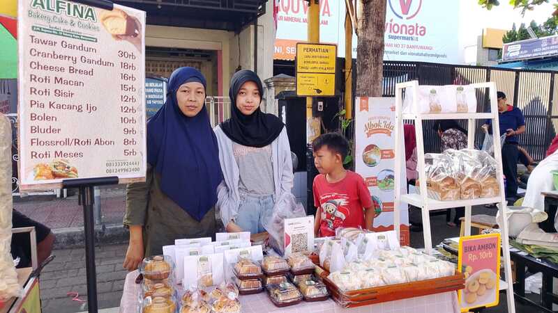 Pelaku UMKM di CFD Banyuwangi