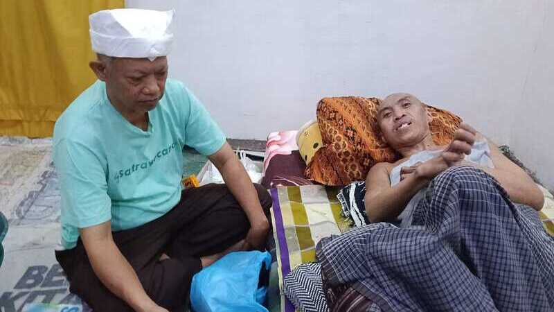 Aripin Warga Kedaleman yang Lumpuh 4 Tahun