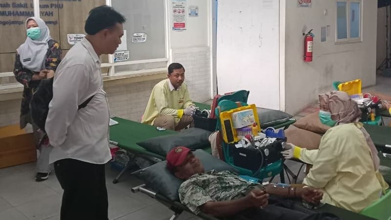 Kegiatan Donor Darah di RSU PKU Muhammadiyah Rogojampi