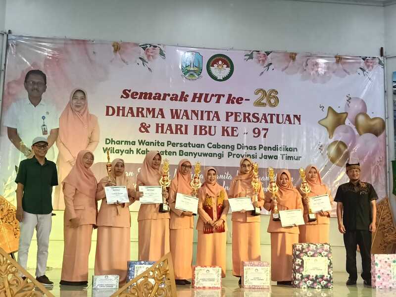 Daftar Pemenang Lomba Literasi HUT ke-26 DWP Cabdindik Banyuwangi