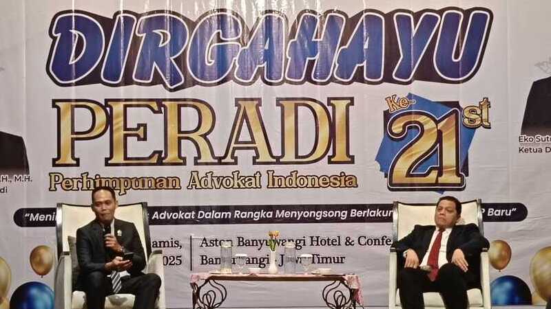 HUT Peradi ke-21 di Hotel Aston Banyuwangi