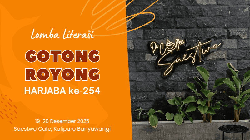 Lomba Literasi Gotong Royong Harjaba