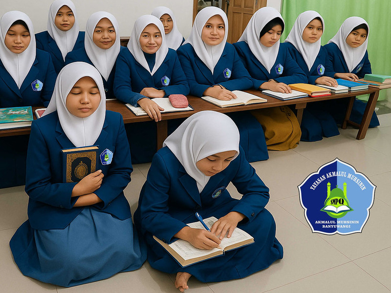 Santri Putri SMPQ Akmalul Muhsinin