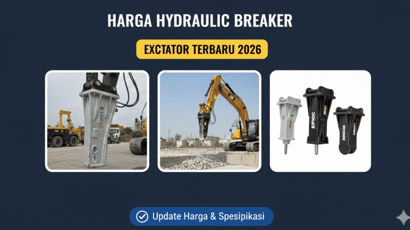 Harga Hydraulic Breaker Excavator Terbaru 2026