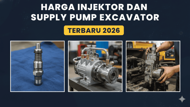 Harga Injektor dan Supply Pump Excavator Terbaru 2026