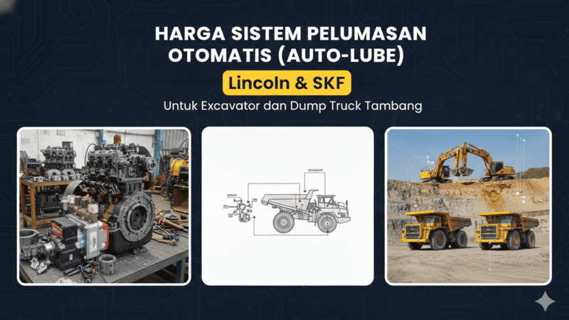 Harga Sistem Pelumasan Otomatis (Auto-Lube) Lincoln & SKF untuk Excavator dan Dump Truck Tambang