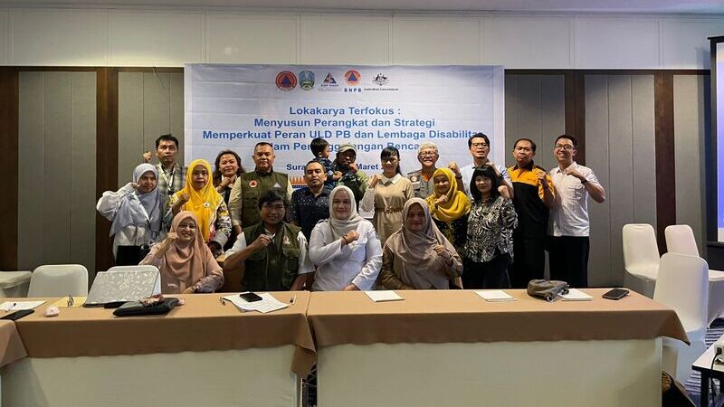 BPBD Jatim Gelar Lokakarya Perkuat Peran ULD dalam Penanggulangan Bencana Inklusif