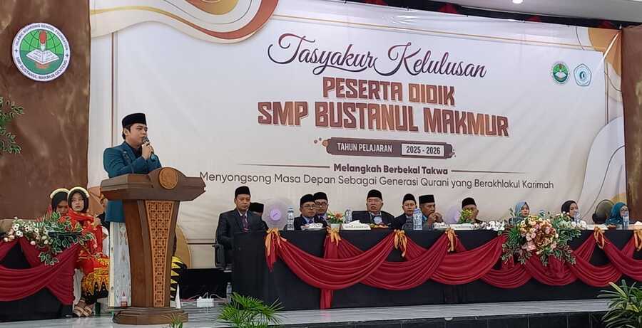 Tasyakur Kelulusan SMP Bustanul Makmur Banyuwangi