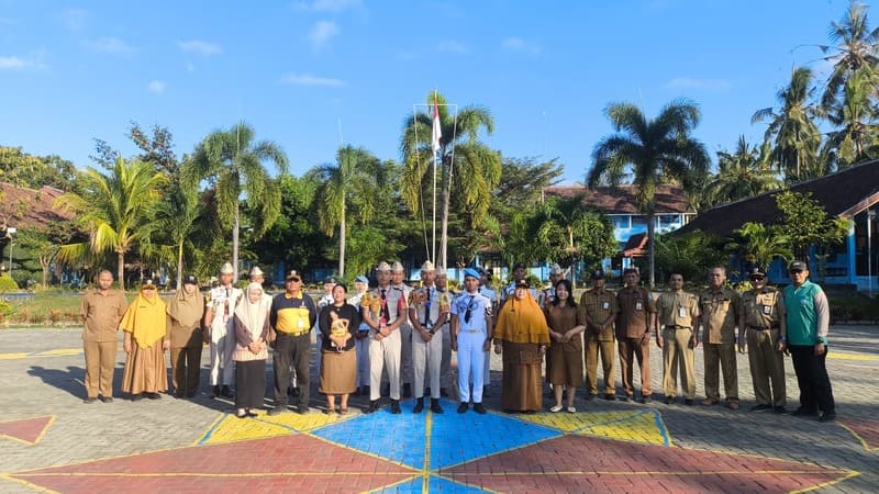 Pelantikan Staf Batalyon SMK Pelayaran Kalipuro